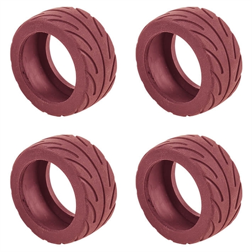 TEAM ASSOCIATED NANO SPORT RADIAL TYRES RED (4)